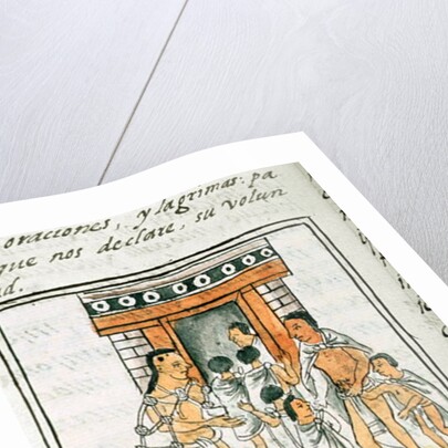 Ms Palat. 218-220 Book IX Young children entering a house by Spanish School