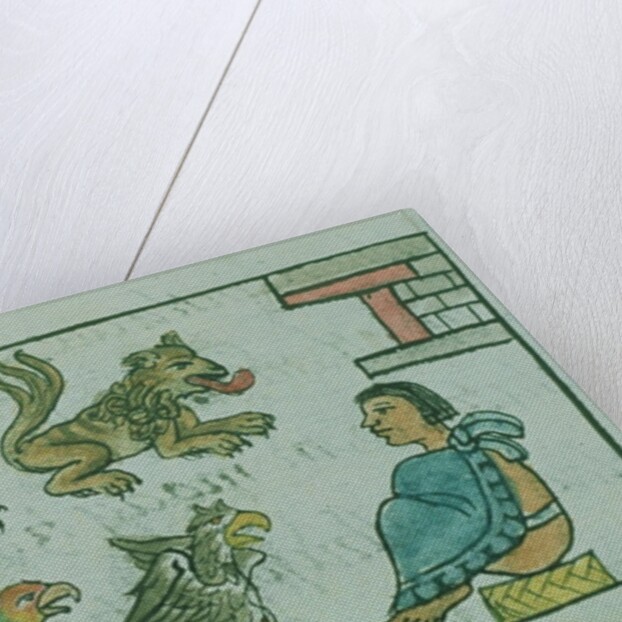 Ms Palat. 218-220 Book IX Animals of the Aztec Emperor by Spanish School