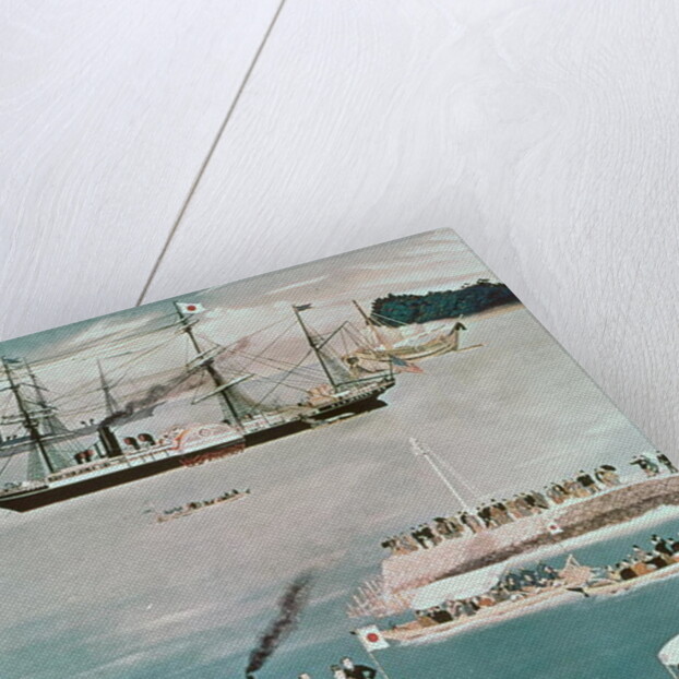 Japan's first foreign mission, heading to USA, 1871 by Anonymous