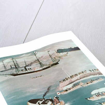 Japan's first foreign mission, heading to USA, 1871 by Anonymous