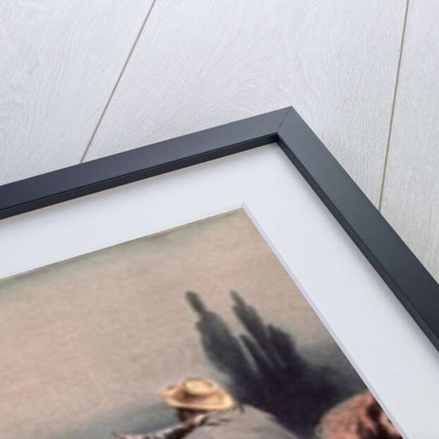 Eliza crossing the ice floes of the Ohio river to freedom by Adolphe Jean-Baptiste Bayot