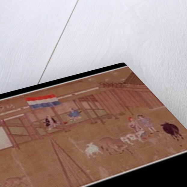 Dutch trading post in Japan by Japanese School