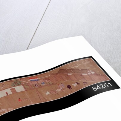 Dutch trading post in Japan by Japanese School