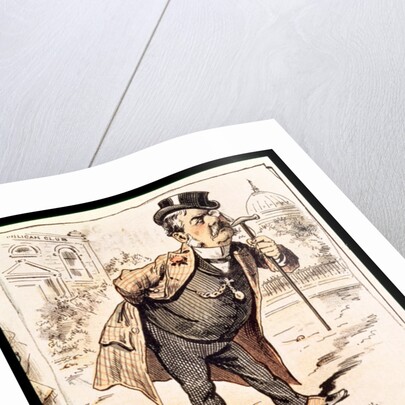 Caricature of Chester Alan Arthur, c.1883 by American School