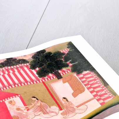 A Prince and his Harem by School Mughal