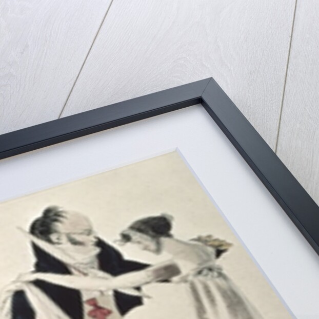 Good Form, No. 1: The Waltz, satirical cartoon, c.1820 by French School