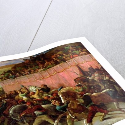 The Riderless Racers at Rome, 1817 by Theodore Gericault