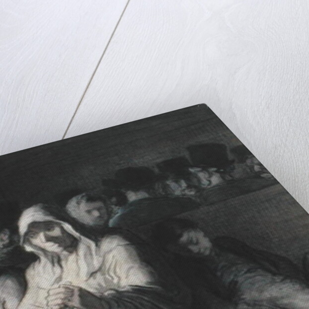 The Third Class Carriage, 1864 by Honore Daumier