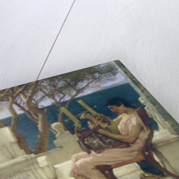 Sappho and Alcaeus, 1881 by Lawrence Alma-Tadema