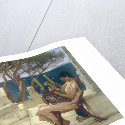 Sappho and Alcaeus, 1881 by Lawrence Alma-Tadema