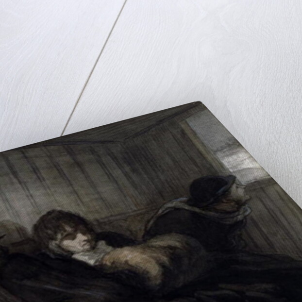 The Second Class Carriage, 1864 by Honore Daumier