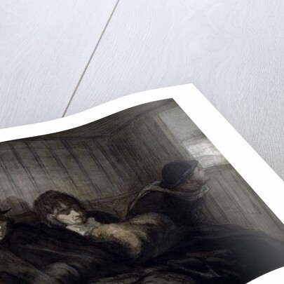 The Second Class Carriage, 1864 by Honore Daumier