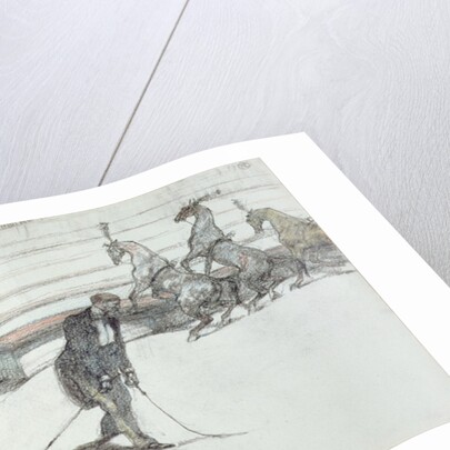 Au Cirque: Chevaux en Liberte, 1899 by Henri de Toulouse-Lautrec