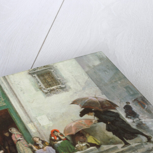 Coming Out of Church, before 1875 by Raimundo de Madrazo y Garreta