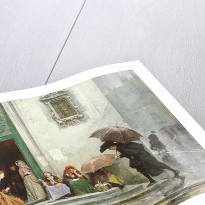 Coming Out of Church, before 1875 by Raimundo de Madrazo y Garreta