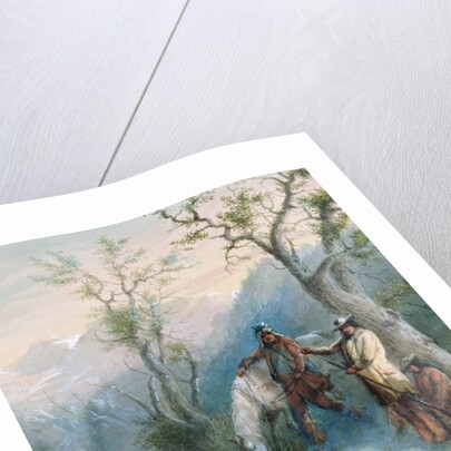 Roasting the Hump Rib, 1837 by Alfred Jacob Miller