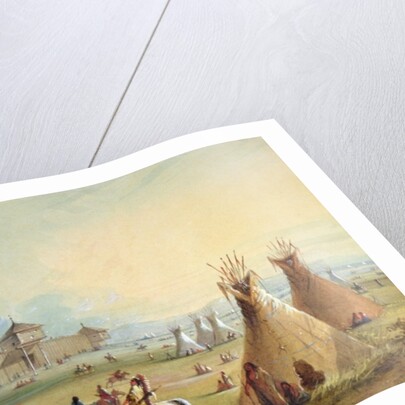 Fort Laramie, 1858-60 by Alfred Jacob Miller