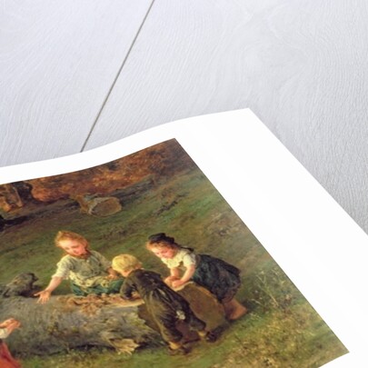 Mud Pies, 1873 by Ludwig Knaus