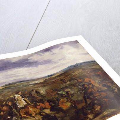 Sketch for The Battle of Poitiers, 1829-30 by Ferdinand Victor Eugene Delacroix