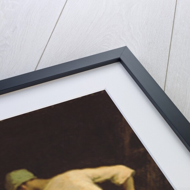 Breaking Flax by Jean-Francois Millet