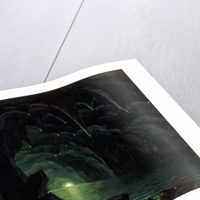 The Blue Grotto, Capri by Albert Bierstadt