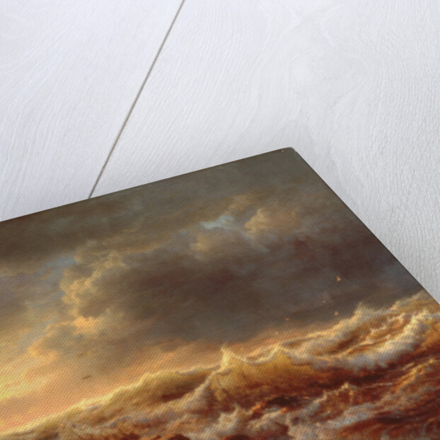 Clearing Up - Coast of Sicily, 1847 by Andreas Achenbach