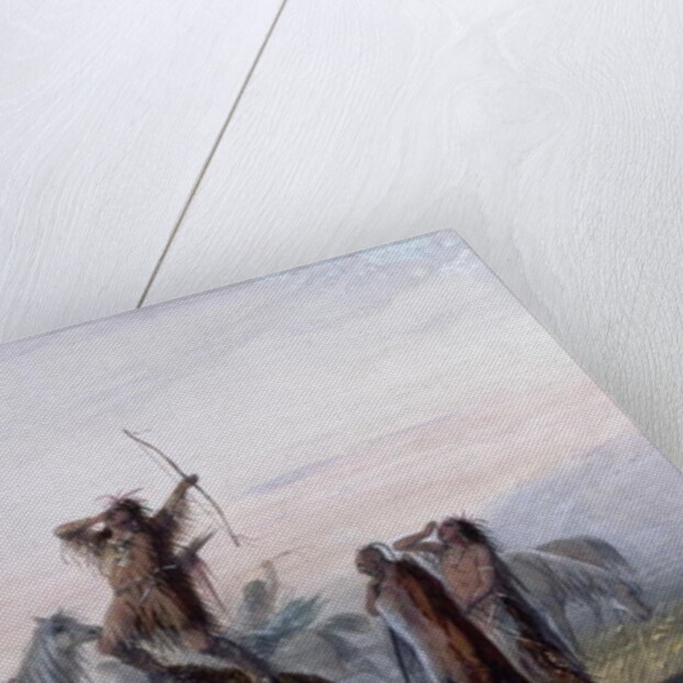 Yell of Triumph, 1837 by Alfred Jacob Miller