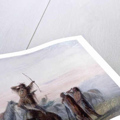 Yell of Triumph, 1837 by Alfred Jacob Miller