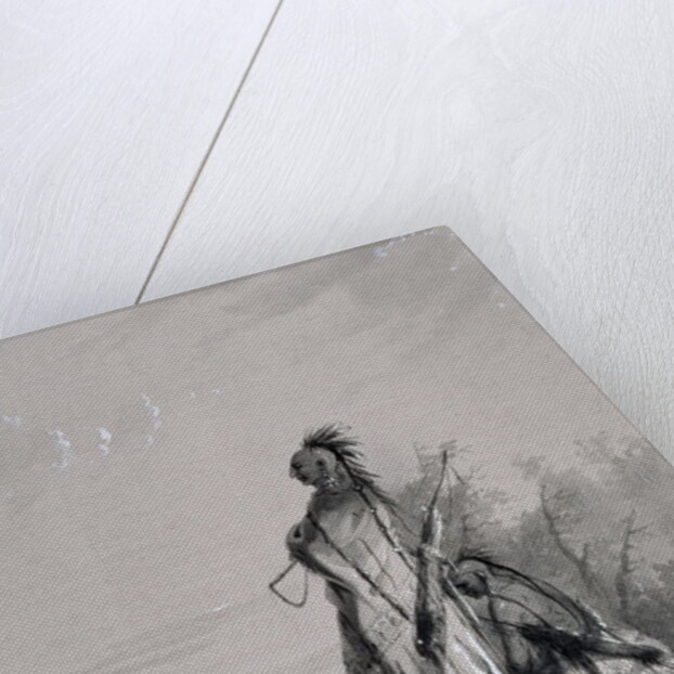 Sioux Indian Guard by Alfred Jacob Miller