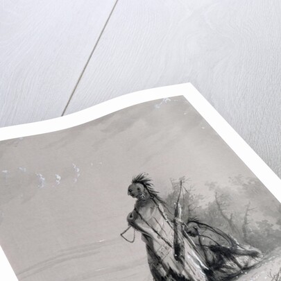 Sioux Indian Guard by Alfred Jacob Miller