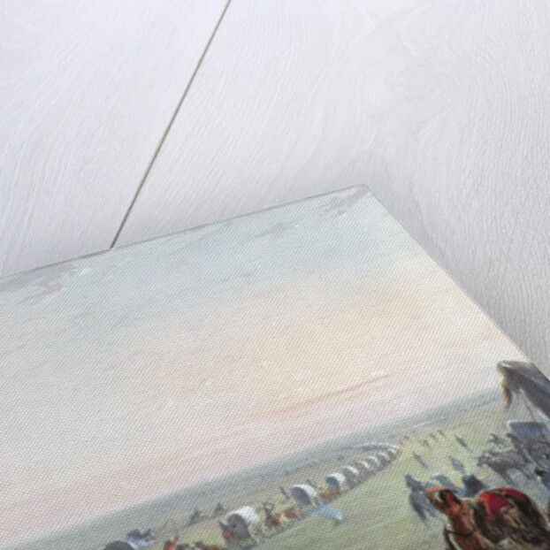 Breaking Up Camp at Sunrise, 1837 by Alfred Jacob Miller