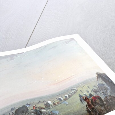 Breaking Up Camp at Sunrise, 1837 by Alfred Jacob Miller