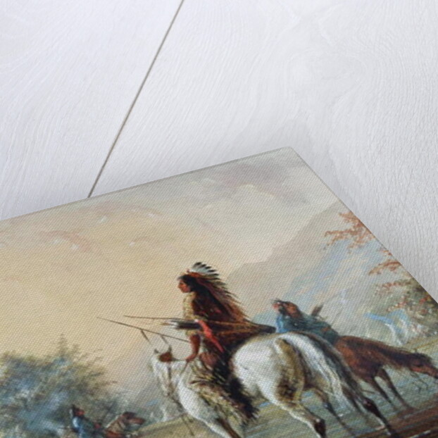 Crow Encampment, 1837 by Alfred Jacob Miller