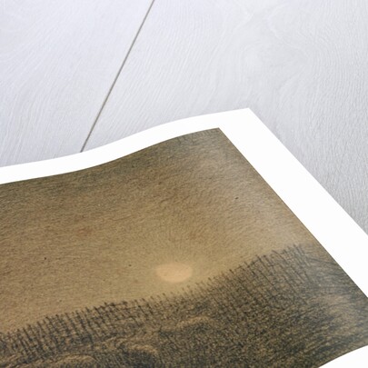 The Shepherd at the Fold by Moonlight by Jean-Francois Millet