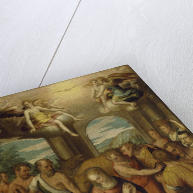 Adoration of the Shepherds, 1582 by Bernardo Castello