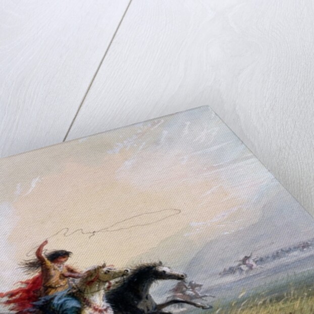 Shoshone woman catching a horse, 1837 by Alfred Jacob Miller
