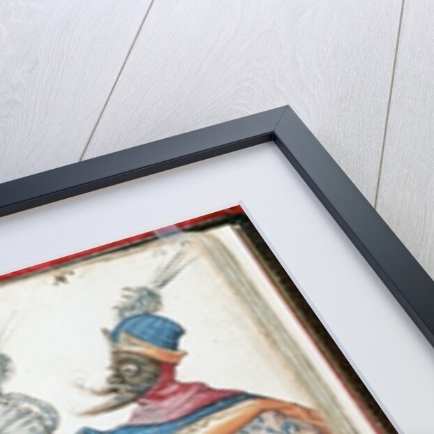 MS W.477 fol.16 Illumination from Kippell's costume book, c.1588 by Niclauss Kippell