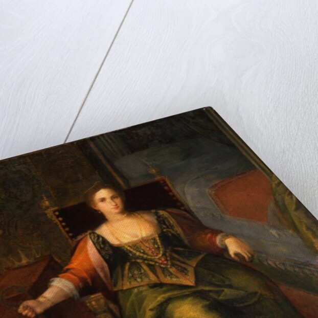 Portrait of a Woman as Cleopatra by Italian School