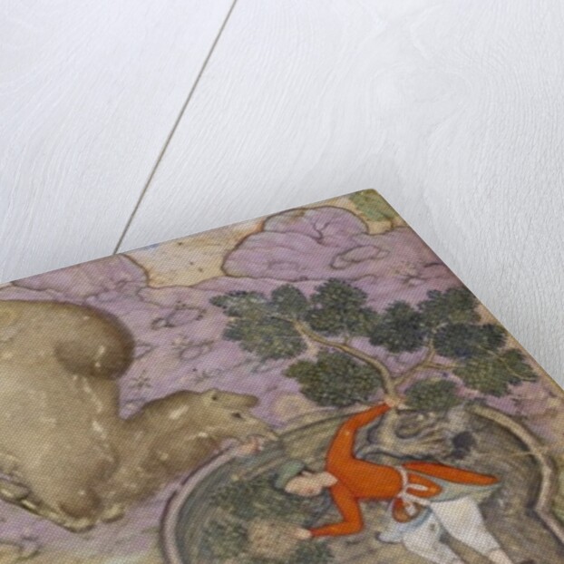 Illustration from 'Anvār-i Suhaylī, a collection of fables by Ḥusayn ibn ʿAlī', by Khashifi by Indian School