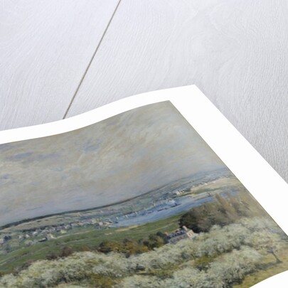 The Terrace at Saint-Germain, Spring, 1875 by Alfred Sisley