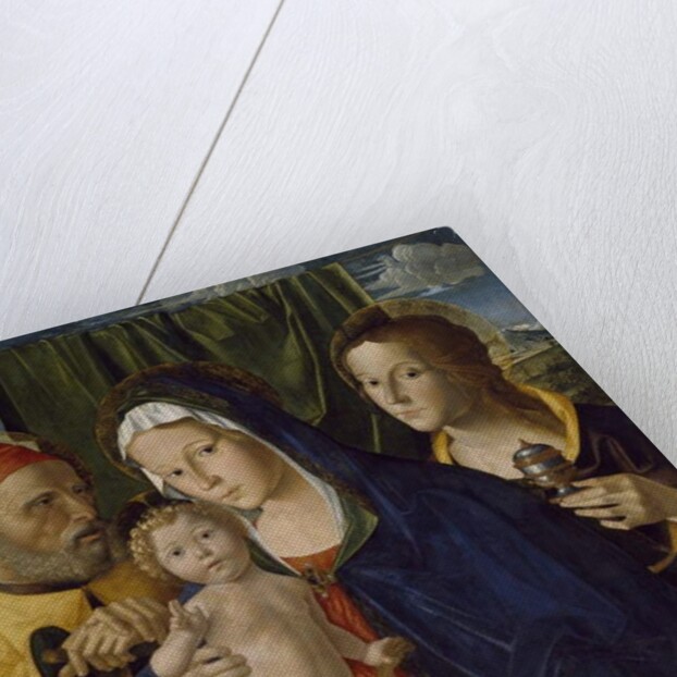 The Holy Family with St.John the Baptist and St.Mary, 1500-5 by Marco Palmezzano