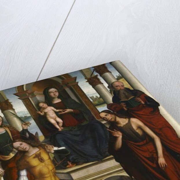 Madonna and Child Enthroned with Saints, 1506 by Michele di Luca dei Coltellini