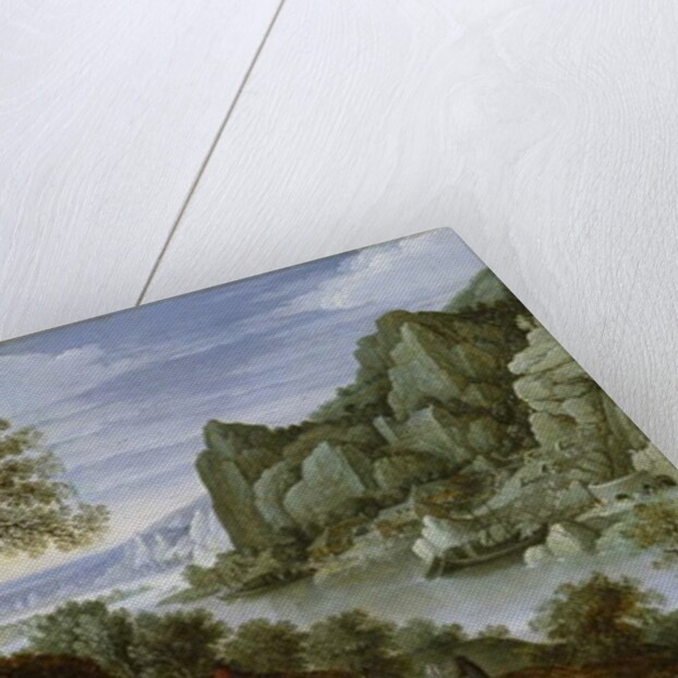 River Landscape with Mining, 1620-29 by Marten Ryckaert