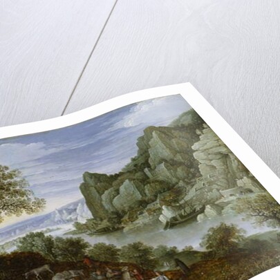 River Landscape with Mining, 1620-29 by Marten Ryckaert