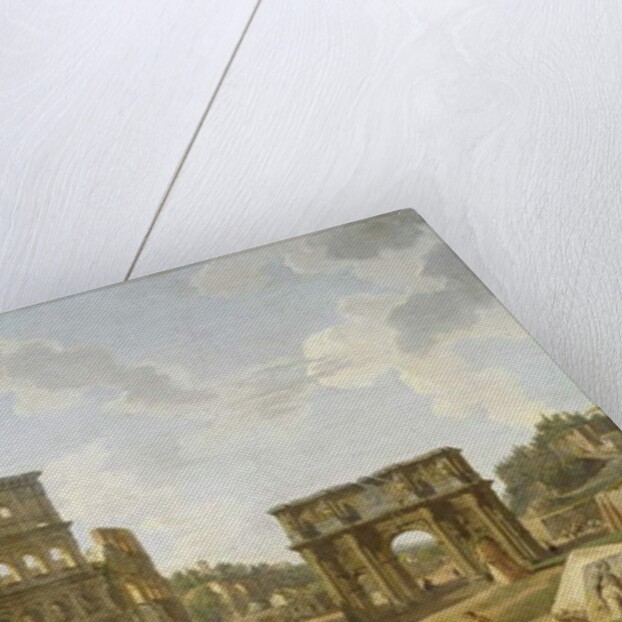 View of the Colosseum, 1747 by Giovanni Paolo Pannini or Panini