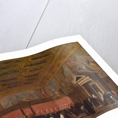 Reception of Foreign Ambassadors in the Doge's Palace, Venice, c.1765-80 by Antonio Canaletto