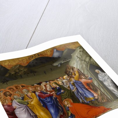 The Raising of Lazarus, 1426 by Giovanni di Paolo di Grazia