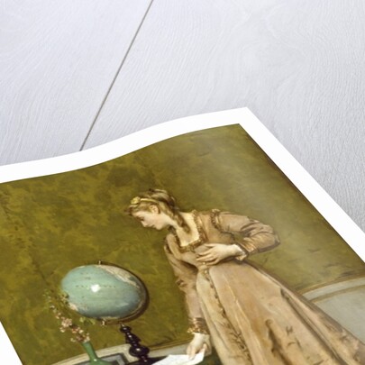 News from Afar, 1860's by Alfred Emile Stevens