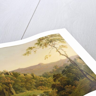 View in Matlock Dale, Looking Towards Black Rock Escarpment, c.1780-5 by Joseph Wright of Derby