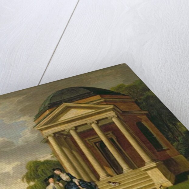 A Sketch for 'Foresters Stalking Deer' by Johann Zoffany